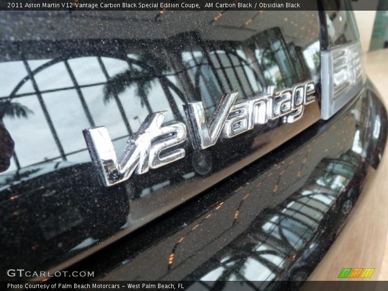  2011 V12 Vantage Carbon Black Special Edition Coupe Logo