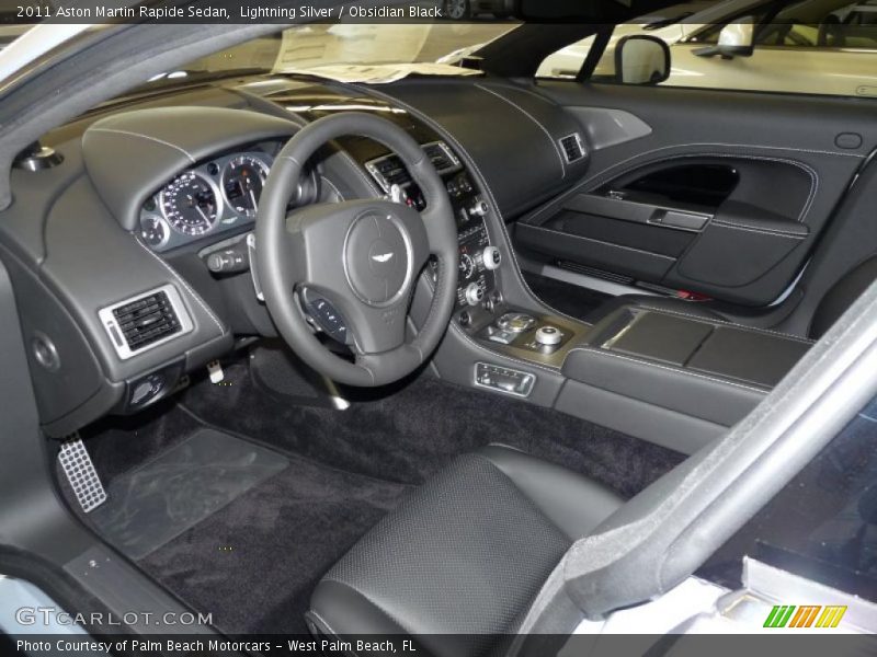 Obsidian Black Interior - 2011 Rapide Sedan 