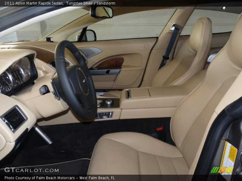  2011 Rapide Sedan Sandstorm Interior