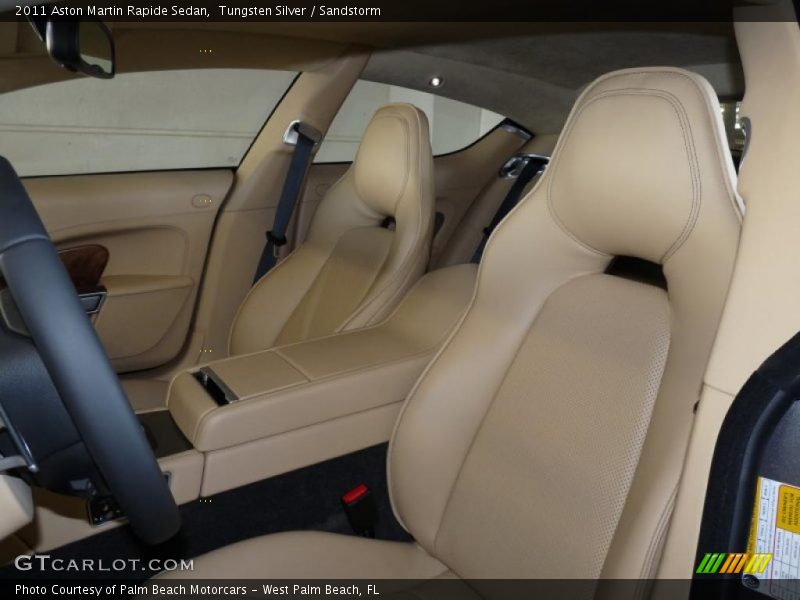 2011 Rapide Sedan Sandstorm Interior