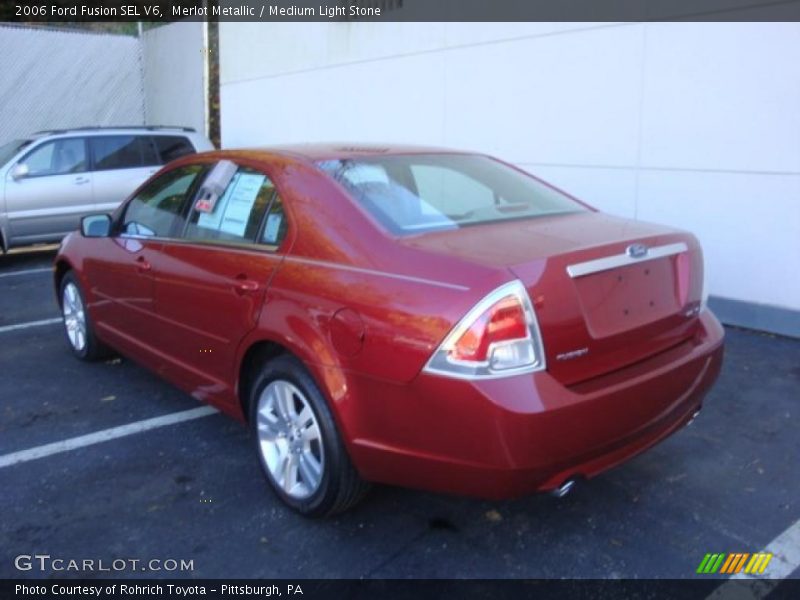 Merlot Metallic / Medium Light Stone 2006 Ford Fusion SEL V6