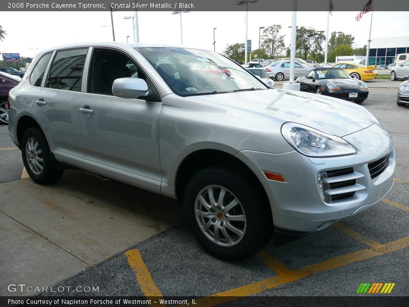 Crystal Silver Metallic / Black 2008 Porsche Cayenne Tiptronic