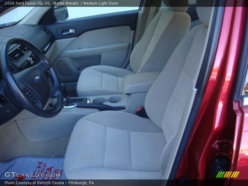 Merlot Metallic / Medium Light Stone 2006 Ford Fusion SEL V6