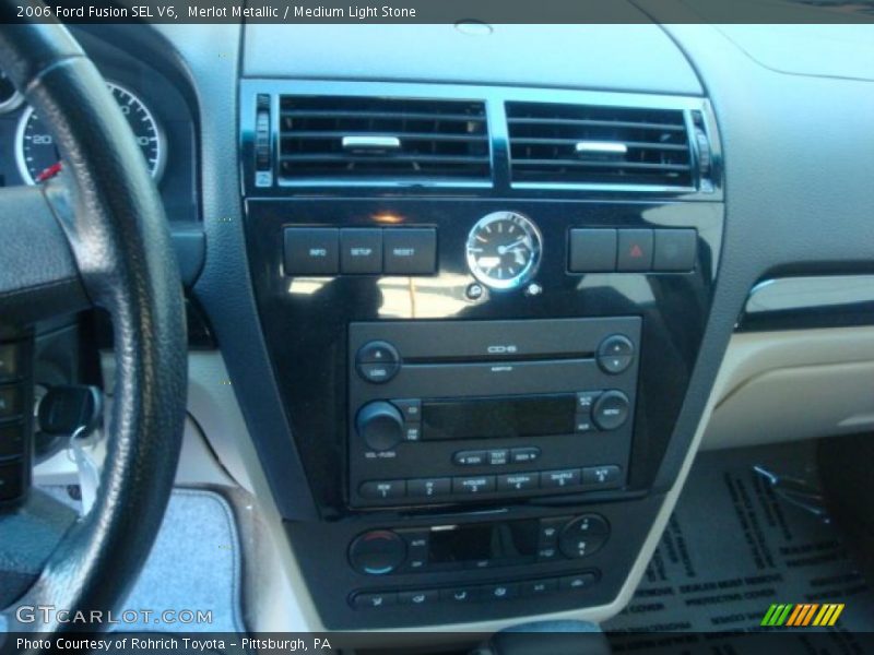 Merlot Metallic / Medium Light Stone 2006 Ford Fusion SEL V6