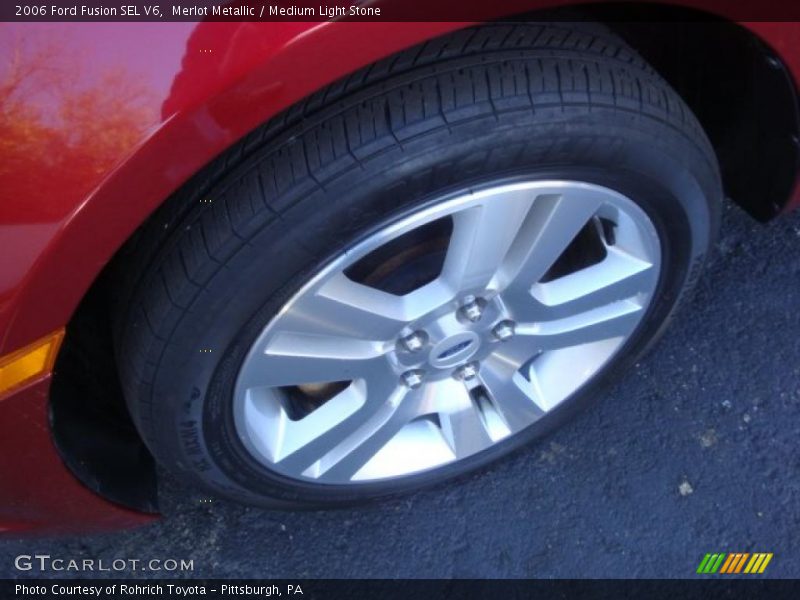 Merlot Metallic / Medium Light Stone 2006 Ford Fusion SEL V6