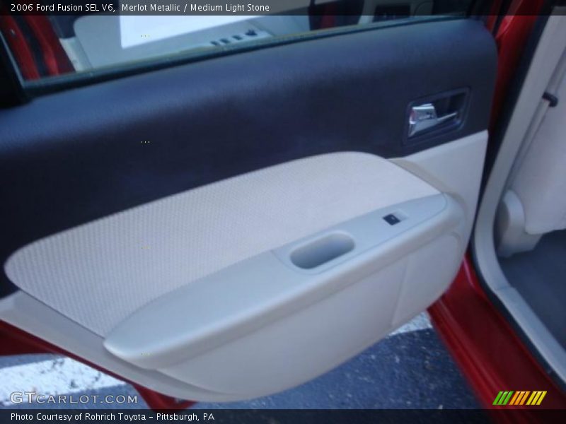Merlot Metallic / Medium Light Stone 2006 Ford Fusion SEL V6