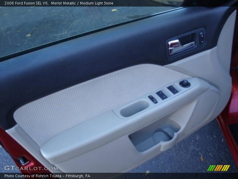 Merlot Metallic / Medium Light Stone 2006 Ford Fusion SEL V6