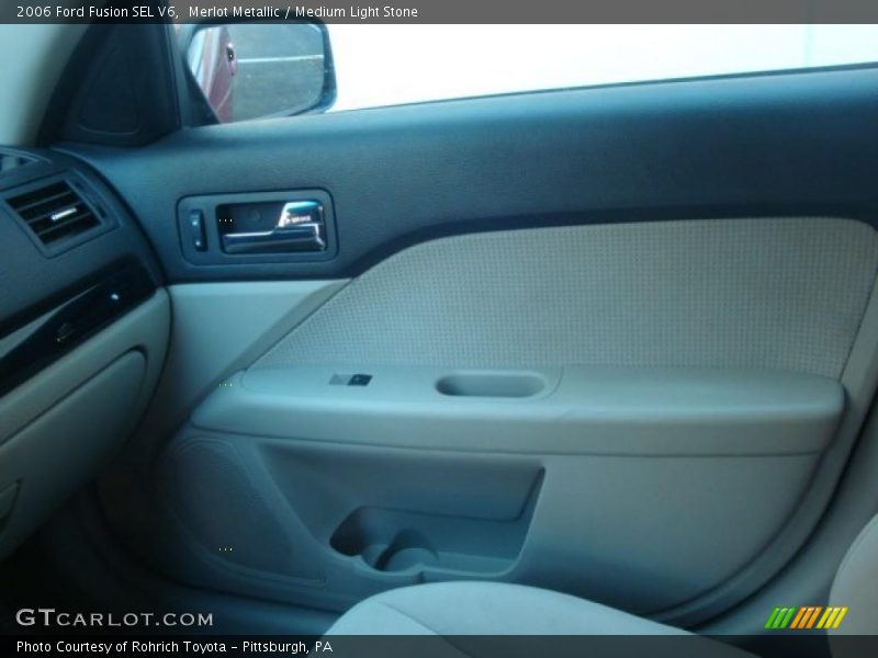 Merlot Metallic / Medium Light Stone 2006 Ford Fusion SEL V6