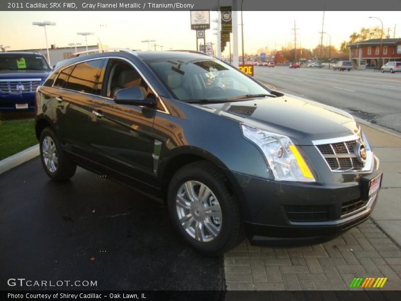 Gray Flannel Metallic / Titanium/Ebony 2011 Cadillac SRX FWD