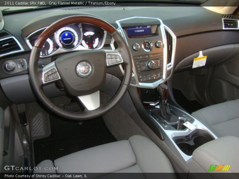 Gray Flannel Metallic / Titanium/Ebony 2011 Cadillac SRX FWD