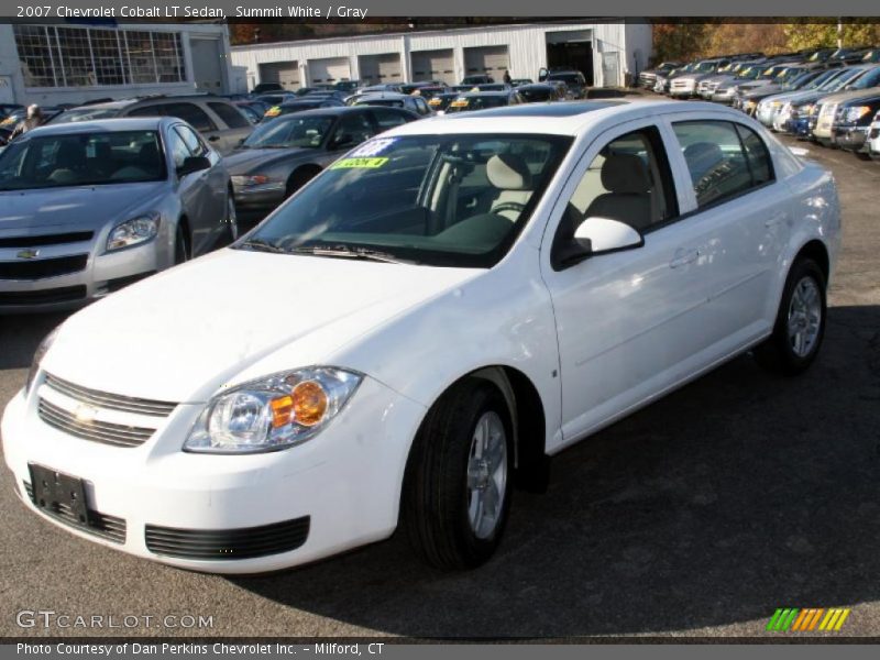 Summit White / Gray 2007 Chevrolet Cobalt LT Sedan