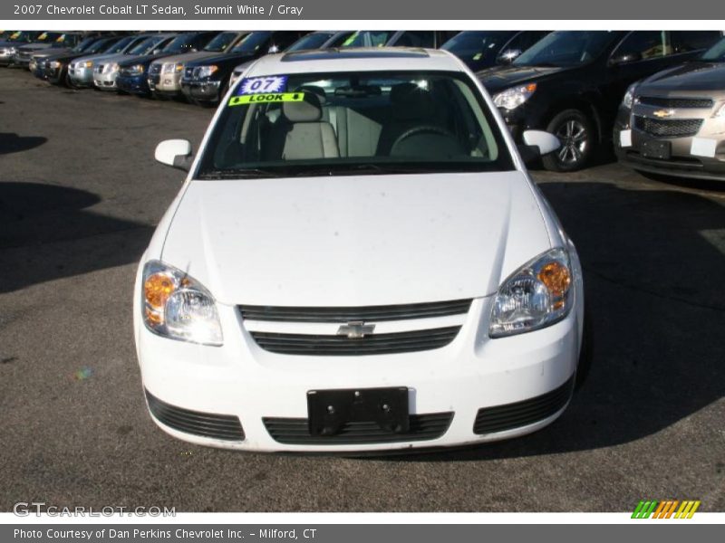 Summit White / Gray 2007 Chevrolet Cobalt LT Sedan
