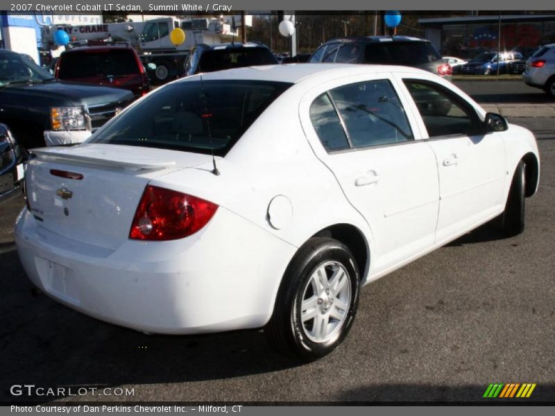 Summit White / Gray 2007 Chevrolet Cobalt LT Sedan