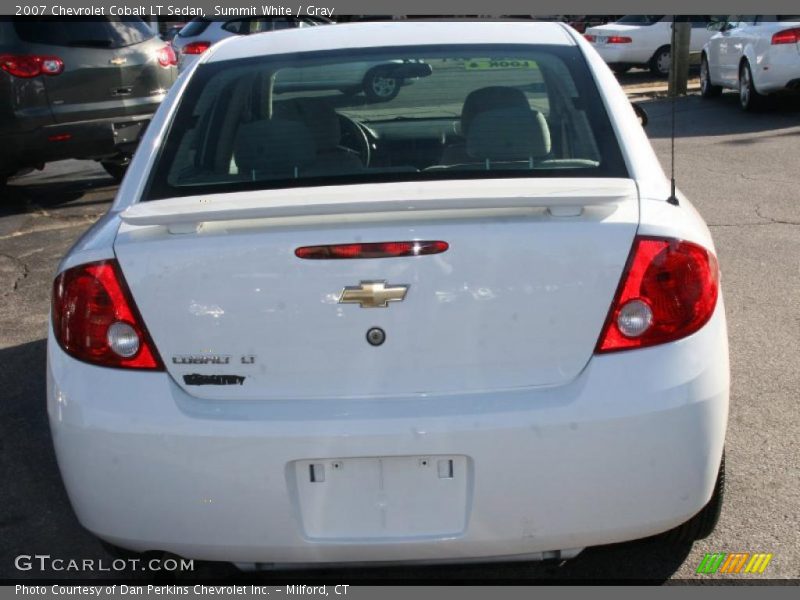 Summit White / Gray 2007 Chevrolet Cobalt LT Sedan