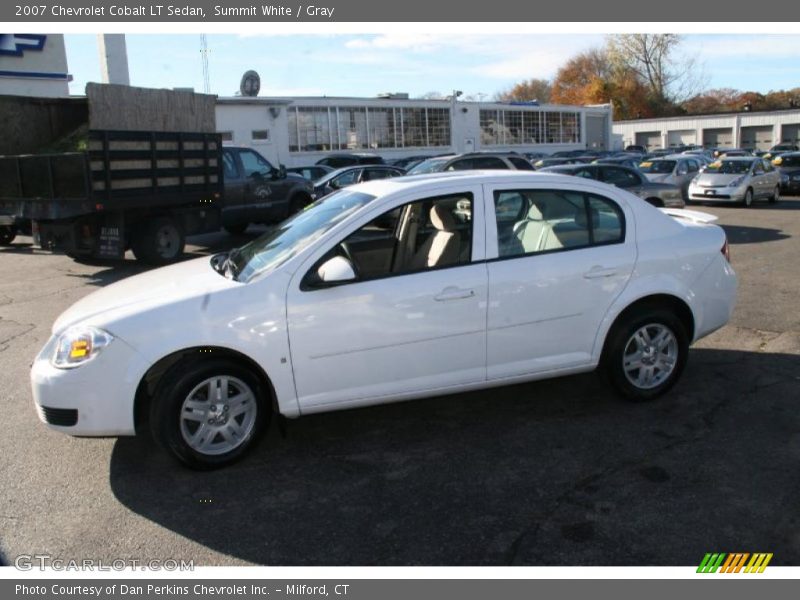 Summit White / Gray 2007 Chevrolet Cobalt LT Sedan