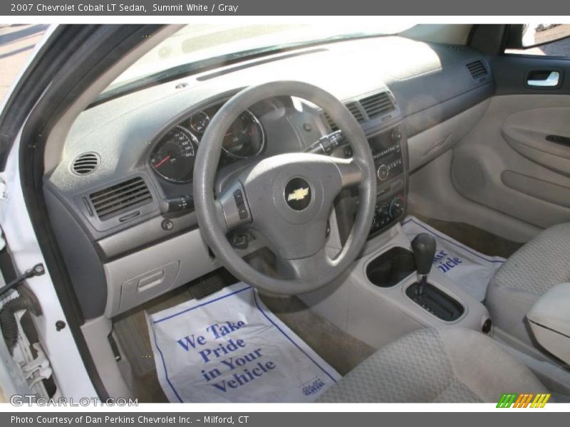 Summit White / Gray 2007 Chevrolet Cobalt LT Sedan