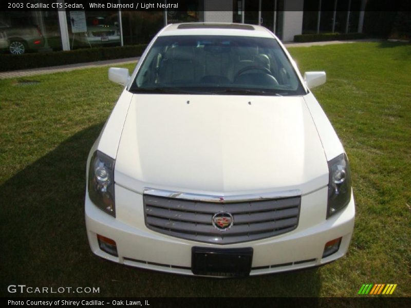 White Diamond / Light Neutral 2003 Cadillac CTS Sedan