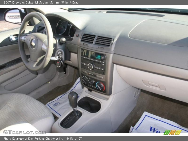 Summit White / Gray 2007 Chevrolet Cobalt LT Sedan