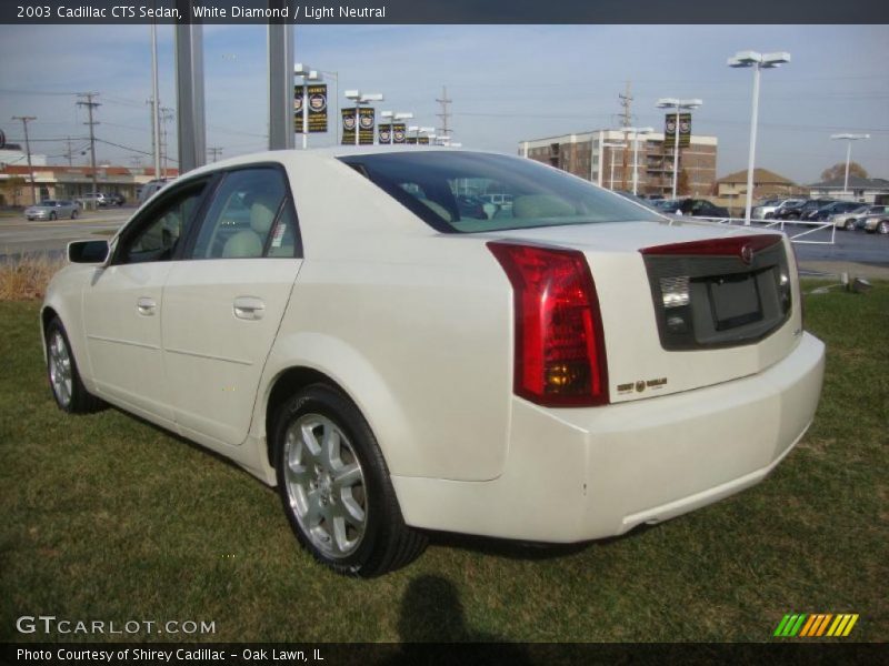 White Diamond / Light Neutral 2003 Cadillac CTS Sedan
