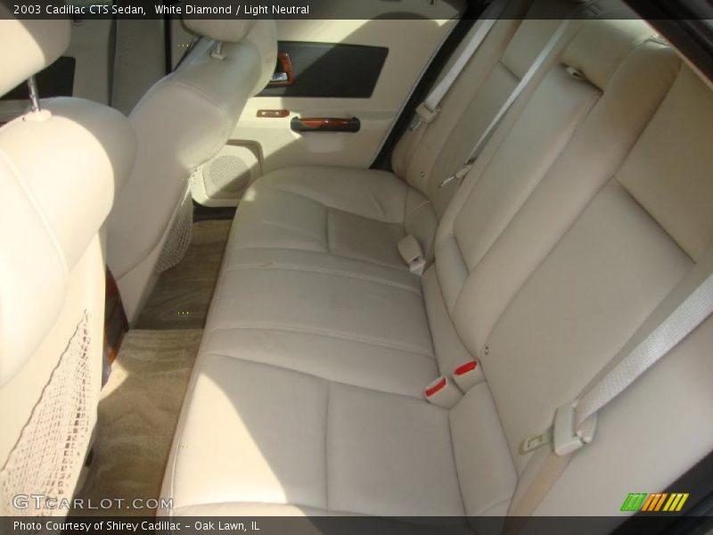 White Diamond / Light Neutral 2003 Cadillac CTS Sedan