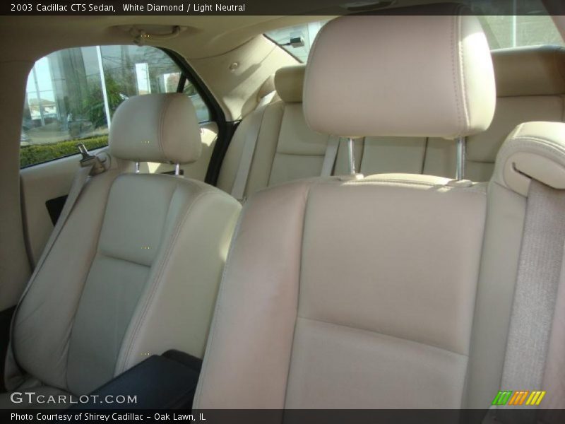 White Diamond / Light Neutral 2003 Cadillac CTS Sedan