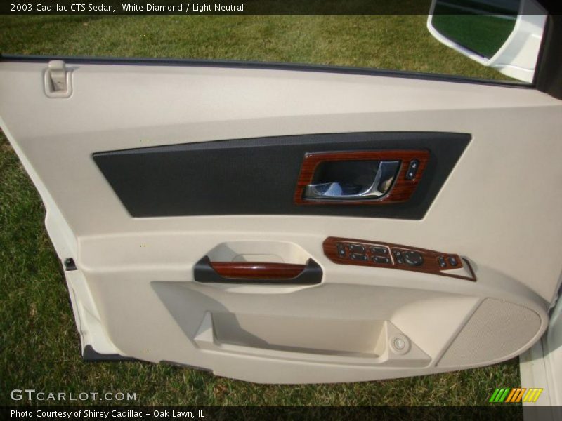 White Diamond / Light Neutral 2003 Cadillac CTS Sedan