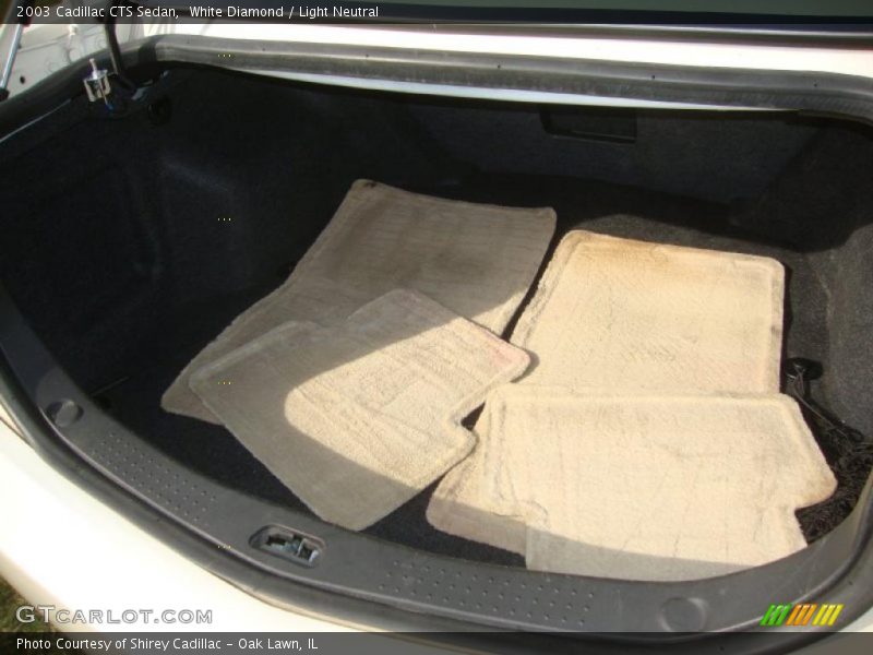 White Diamond / Light Neutral 2003 Cadillac CTS Sedan
