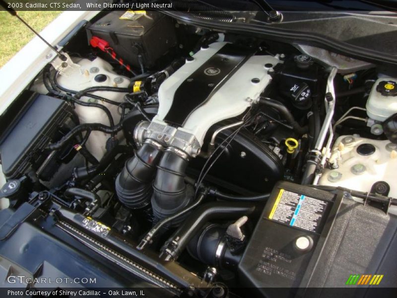 White Diamond / Light Neutral 2003 Cadillac CTS Sedan