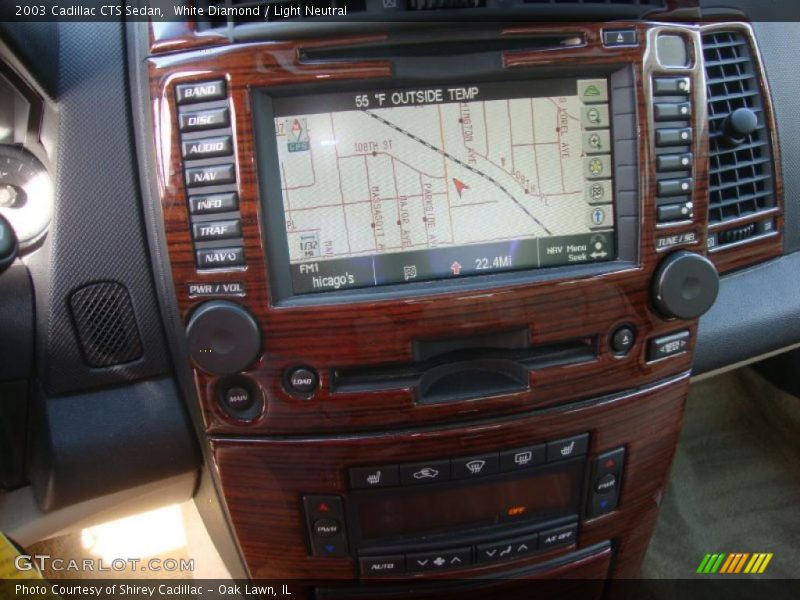 White Diamond / Light Neutral 2003 Cadillac CTS Sedan