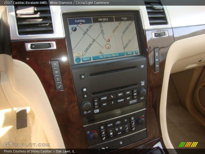 White Diamond / Cocoa/Light Cashmere 2007 Cadillac Escalade AWD