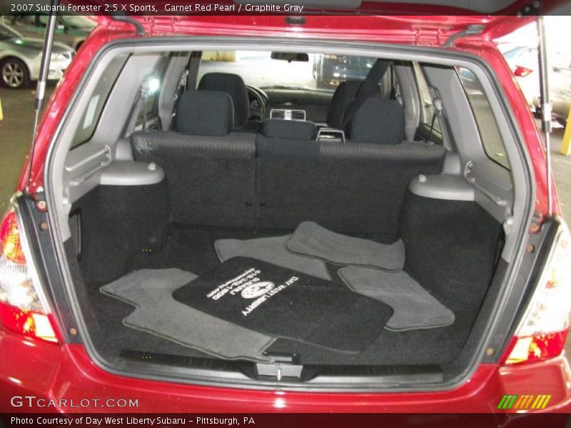 Garnet Red Pearl / Graphite Gray 2007 Subaru Forester 2.5 X Sports