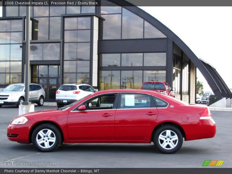 Precision Red / Ebony Black 2008 Chevrolet Impala LS