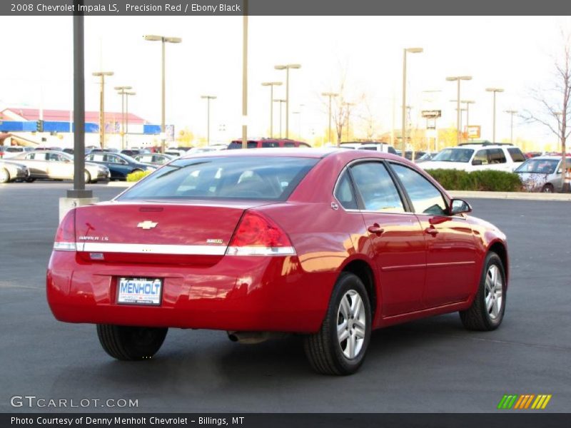 Precision Red / Ebony Black 2008 Chevrolet Impala LS