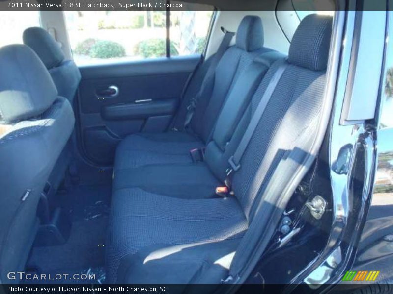 Super Black / Charcoal 2011 Nissan Versa 1.8 SL Hatchback