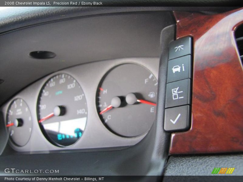 Precision Red / Ebony Black 2008 Chevrolet Impala LS