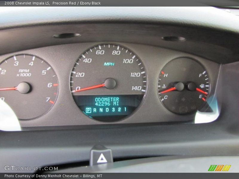 Precision Red / Ebony Black 2008 Chevrolet Impala LS