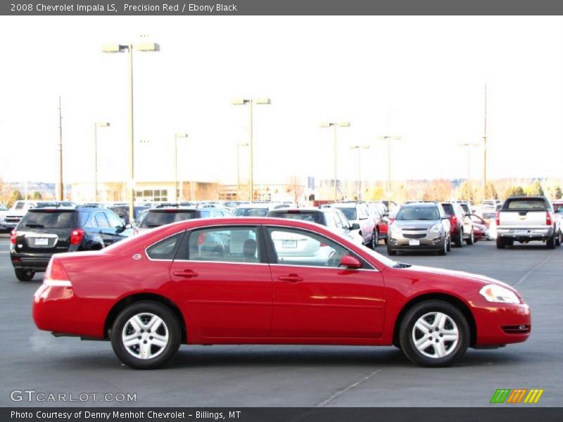 Precision Red / Ebony Black 2008 Chevrolet Impala LS