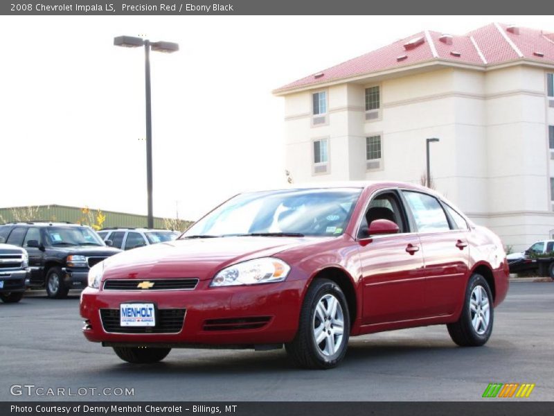 Precision Red / Ebony Black 2008 Chevrolet Impala LS