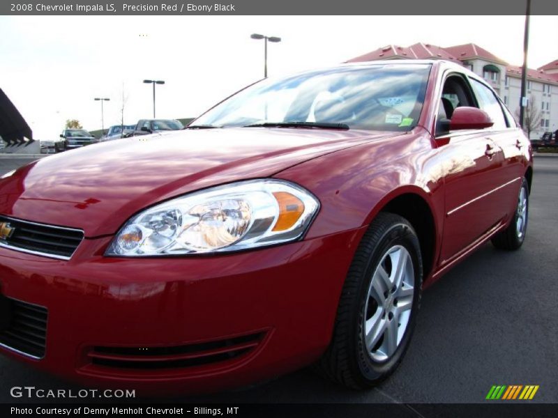 Precision Red / Ebony Black 2008 Chevrolet Impala LS