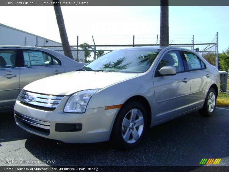 Smokestone Metallic / Camel 2009 Ford Fusion SE