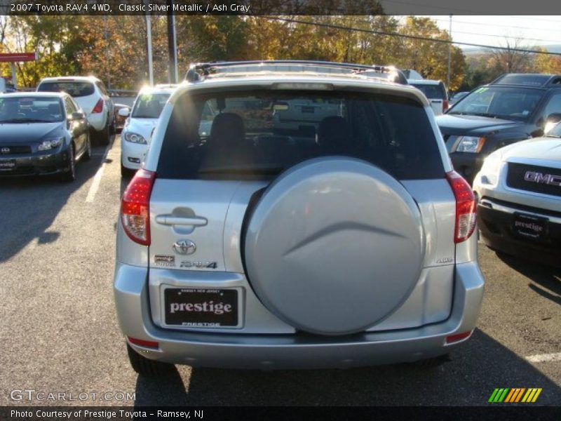 Classic Silver Metallic / Ash Gray 2007 Toyota RAV4 4WD