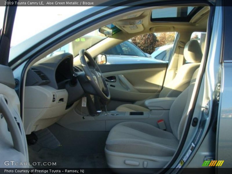 Aloe Green Metallic / Bisque 2009 Toyota Camry LE