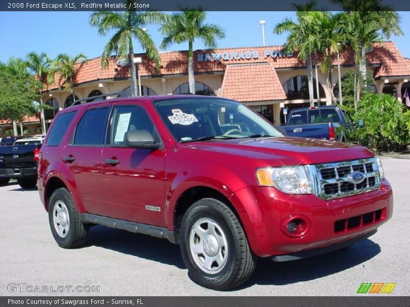 Redfire Metallic / Stone 2008 Ford Escape XLS