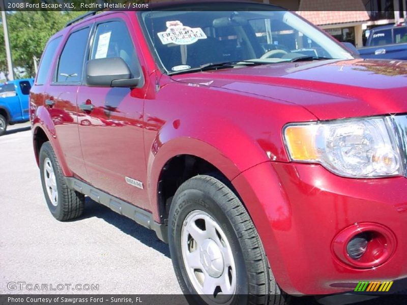 Redfire Metallic / Stone 2008 Ford Escape XLS
