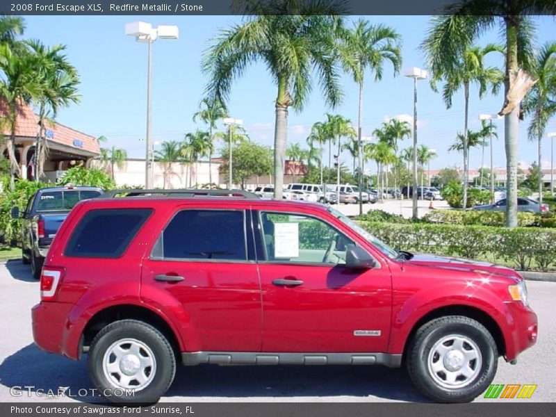 Redfire Metallic / Stone 2008 Ford Escape XLS