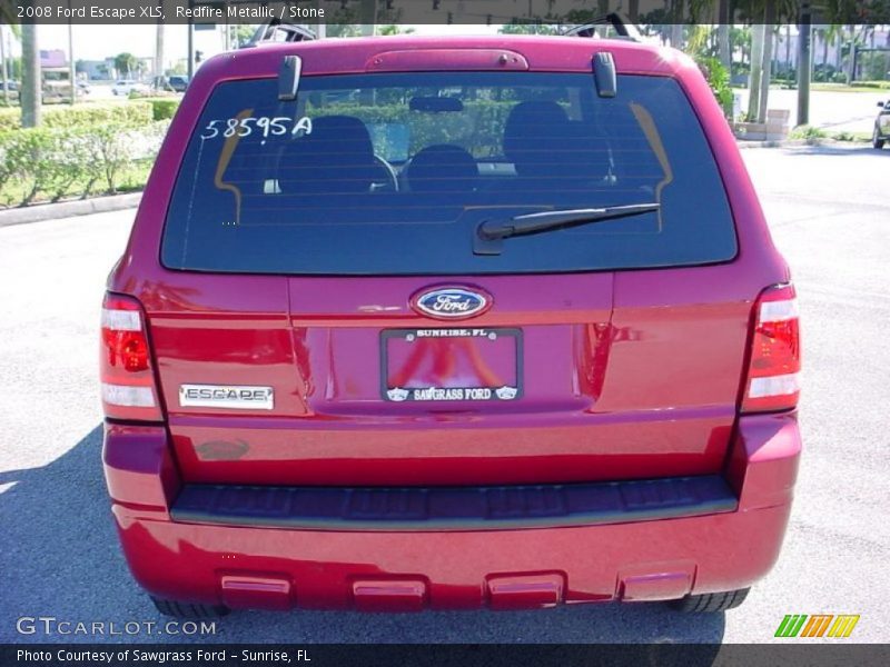 Redfire Metallic / Stone 2008 Ford Escape XLS