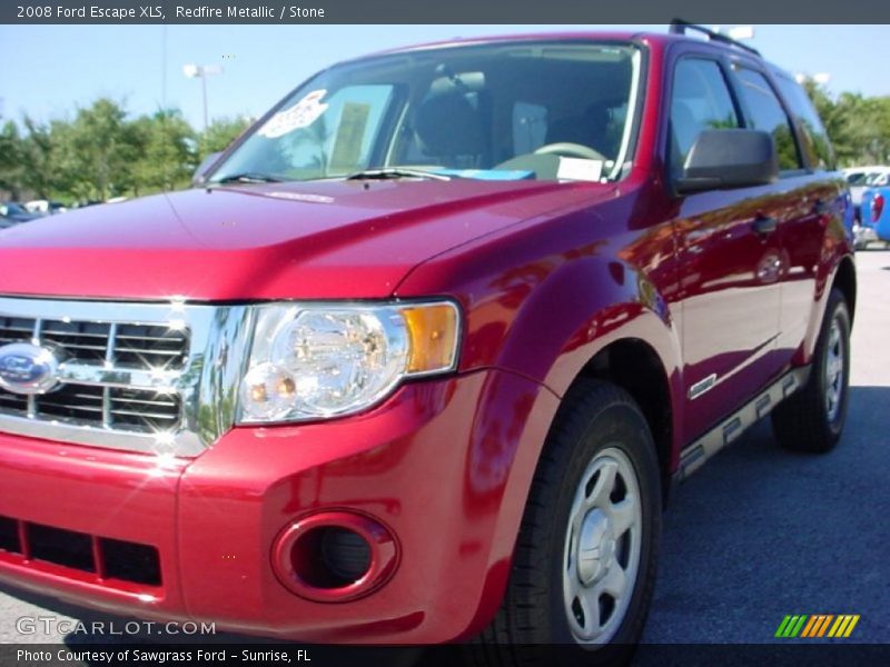 Redfire Metallic / Stone 2008 Ford Escape XLS