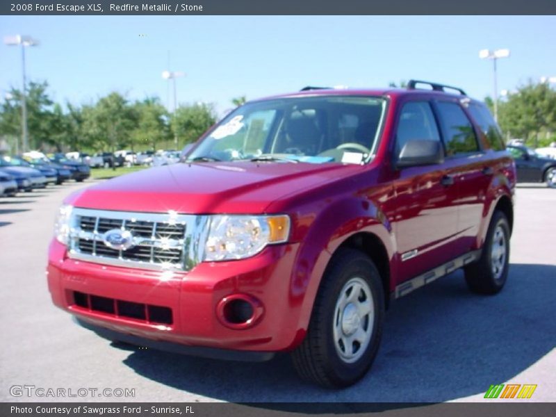 Redfire Metallic / Stone 2008 Ford Escape XLS