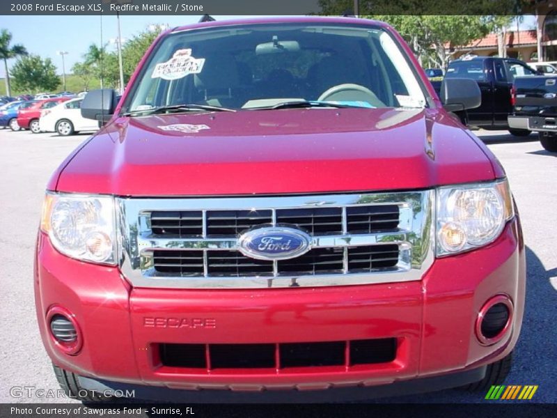 Redfire Metallic / Stone 2008 Ford Escape XLS