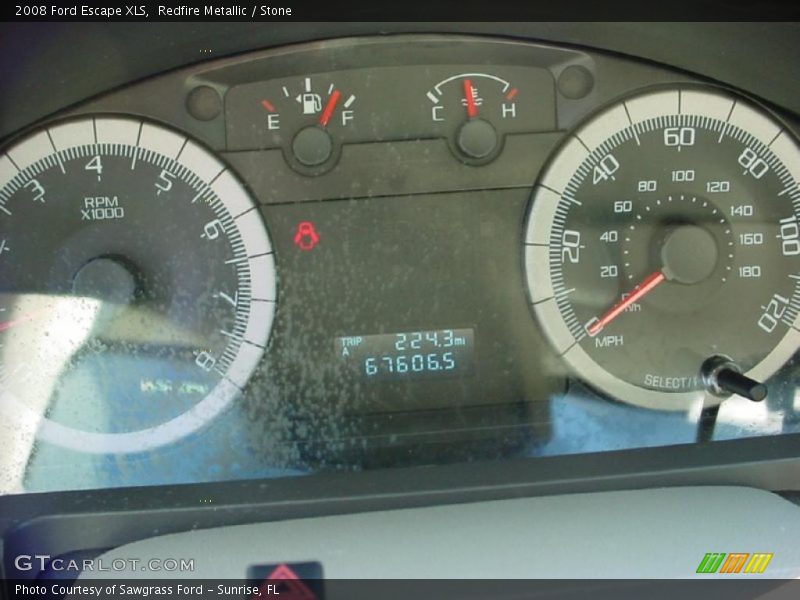 Redfire Metallic / Stone 2008 Ford Escape XLS